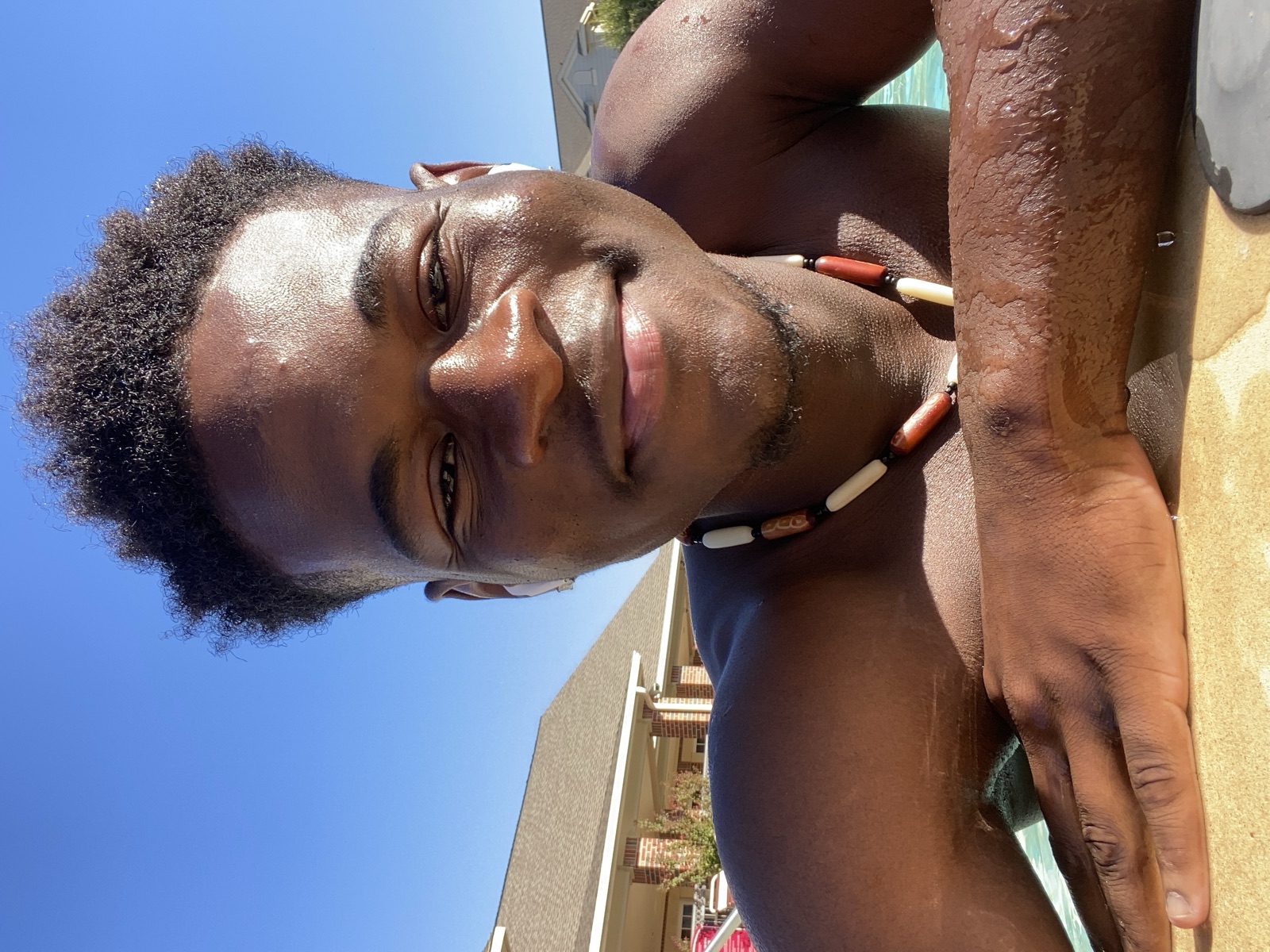 Daniel Esambu, candid portrait
